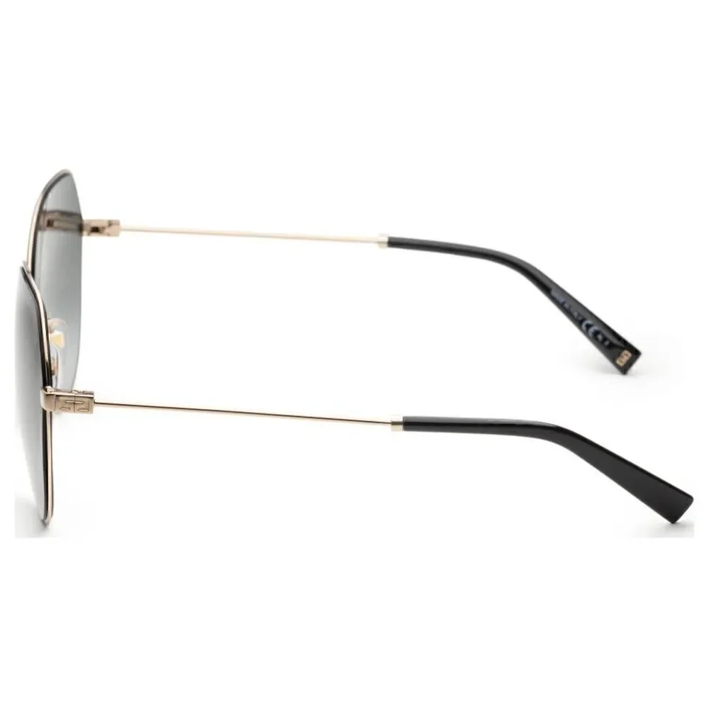 Givenchy NWT gv7158/s 60/19 Butterfly Gold Frame Grey Lens Sunglasses - Picture 4 of 10